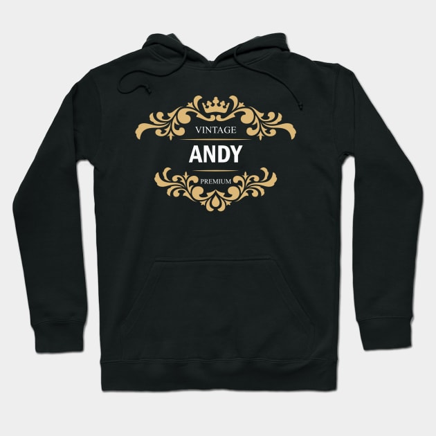 Andy Name Hoodie by Polahcrea